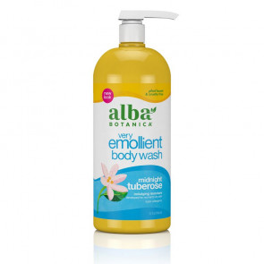 Alba Botanica Very Emollient Body Wash Midnight Tuberose 32 oz
