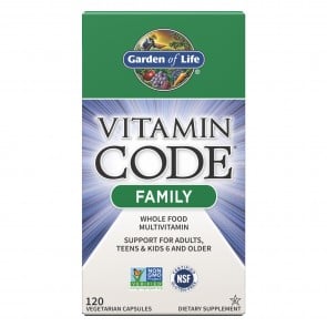 Garden of Life Vitamin Code Family 120 Vegetarian Capsules