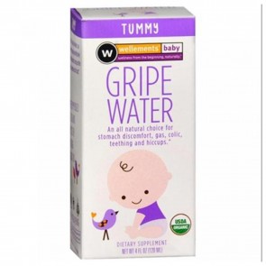 Wellements, Baby, Gripe Water, Organic, Tummy, 4 fl oz (120 ml)