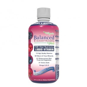 Wellgenix Balanced Essentials Liquid Vitamin Berry 32 Ounces