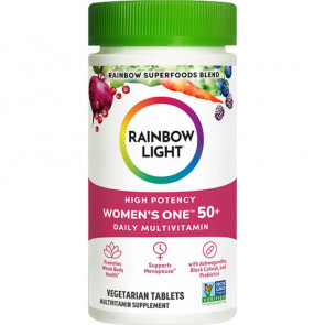 Rainbow Light Women's One 50+ Daily Multivitamin 120 Vegetarian Tablets