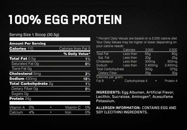 Optimum Nutrition Egg Protein
